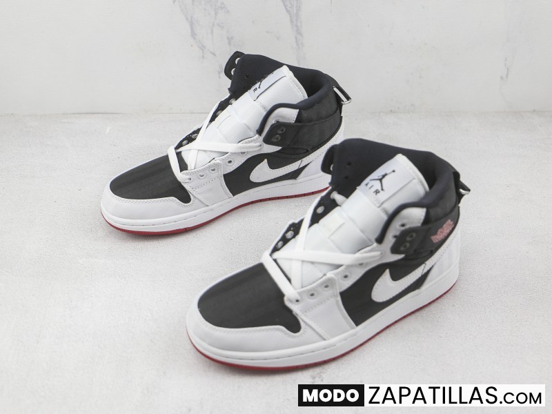 Nike Air Jordan 1 Mid Canvas White Black Gym Red M - Modo Zapatillas | zapatillas en descuento