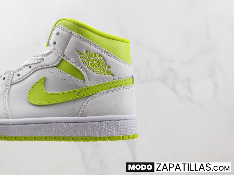 Nike Air Jordan 1 Mid White Lime M - Modo Zapatillas | zapatillas en descuento