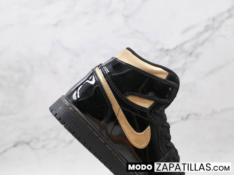 Nike Air Jordan 1 Retro High Black Metallic Gold - Modo Zapatillas | zapatillas en descuento