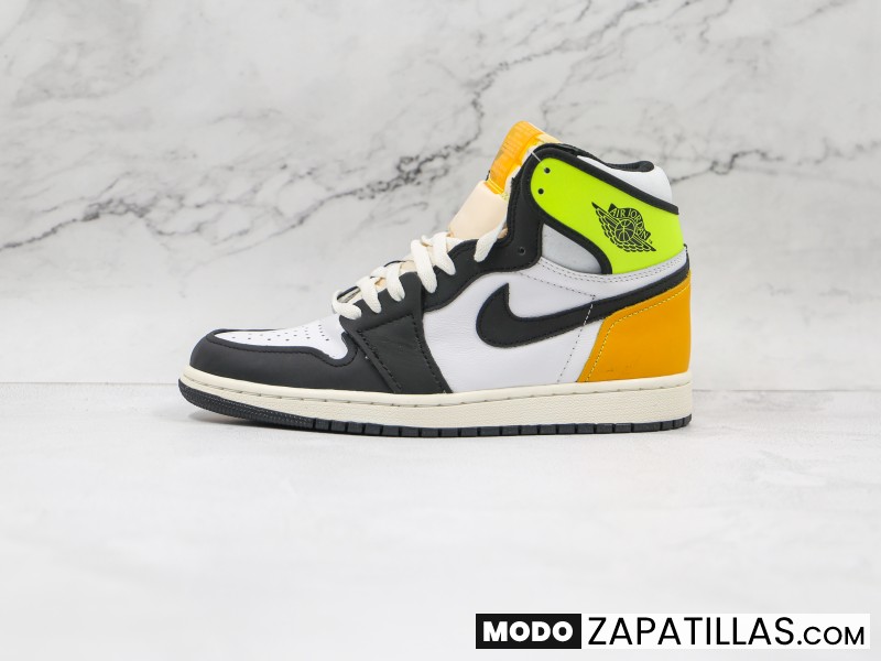 Nike Air Jordan 1 Retro High White Black Volt University Gold - Modo Zapatillas | zapatillas en descuento