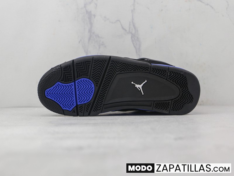Nike Air Jordan 4 Retro Black Game Royal - Modo Zapatillas | zapatillas en descuento