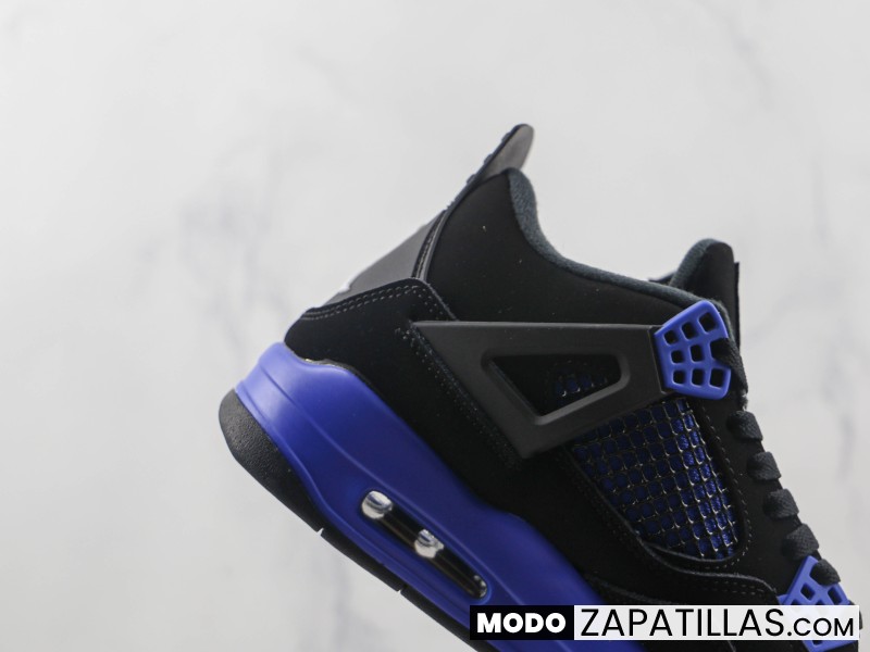 Nike Air Jordan 4 Retro Black Game Royal - Modo Zapatillas | zapatillas en descuento
