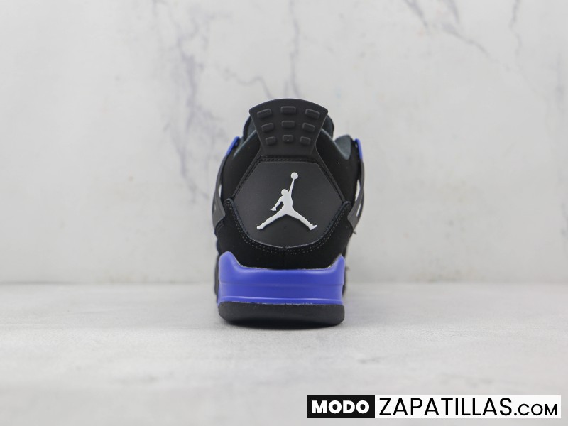 Nike Air Jordan 4 Retro Black Game Royal - Modo Zapatillas | zapatillas en descuento