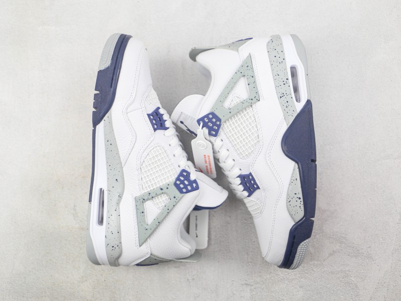 NIKE AIR JORDAN 4 RETRO || Nike Air Jordan 4 Retro White Midnight Navy - Modo Zapatillas | zapatillas en descuento