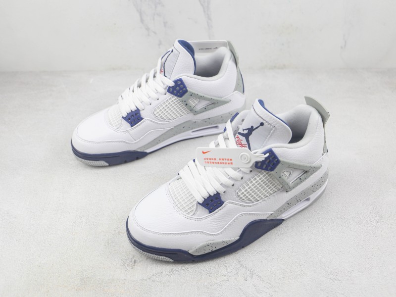 NIKE AIR JORDAN 4 RETRO || Nike Air Jordan 4 Retro White Midnight Navy - Modo Zapatillas | zapatillas en descuento