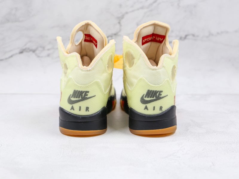 Nike Air Jordan 5 x Off-White "Sail" Modelo 111H - Modo Zapatillas | zapatillas en descuento