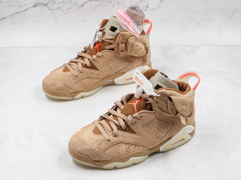 Nike Air Jordan 6 x Travis Scott British Khaki Modelo 105M - Modo Zapatillas | zapatillas en descuento