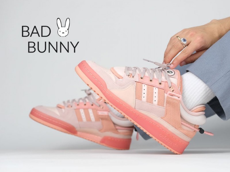 zapatillas bad bunny rosa adidas